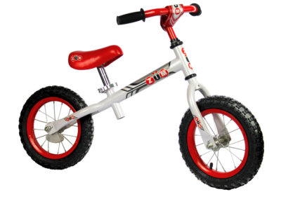 ZUM SX Red and Silver Balance Bike